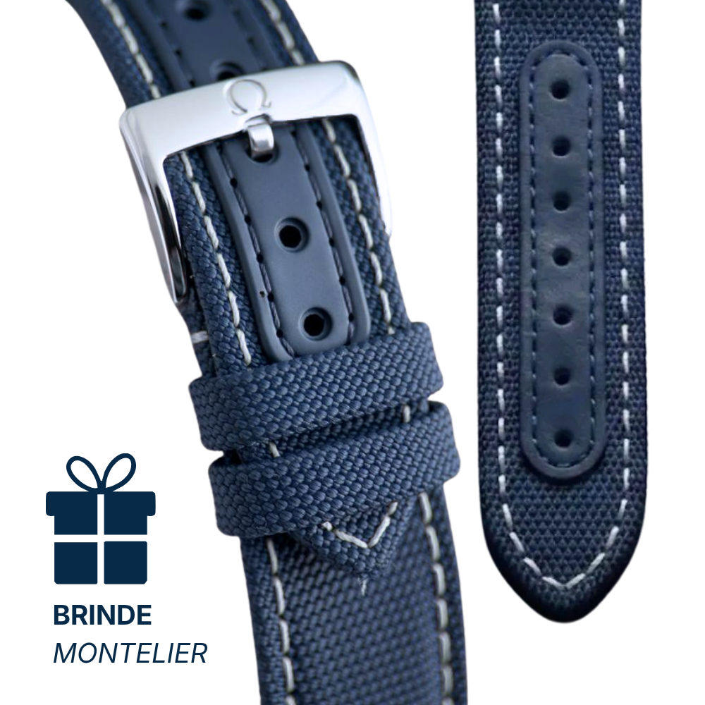 Speedmaster "Silver Snoopy Award" + Brinde(Pulseira Azul)